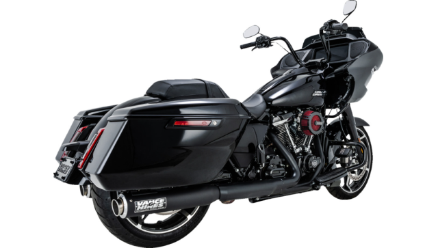 Vance & Hines Supersport Slip-On Mufflers - Black - M8 Touring