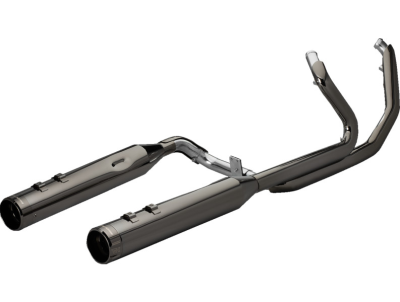 Khrome Werks - Khrome Werks 2 Into 2 Dominator Stepped Duals - Eclipse with Klassic Tip - M8 Touring