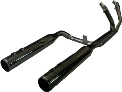 Khrome Werks - Khrome Werks 2 Into 2 Dominator Stepped Duals - Eclipse with Race Tips - Twin Cam Touring