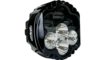 Custom Dynamics - Custom Dynamics Shark Demon Headlight Kit - Softail/Dyna/Sportster