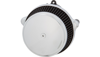 Arlen Ness - Arlen Ness Big Sucker Stage 1 Air Cleaner Kit with Cover - Smooth Chrome - M8 Gen2 Touring & Softail