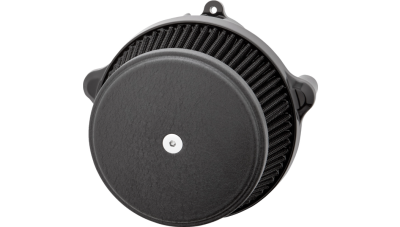 Arlen Ness - Arlen Ness Big Sucker Stage 1 Air Cleaner Kit with Cover - Smooth Wrinkle Black - M8 Gen2 Touring & Softail