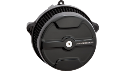 Arlen Ness - Arlen Ness Big Sucker Stage 1 Air Cleaner Kit with Cover - Knuckle Black - M8 Gen2 Touring & Softail