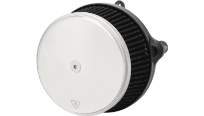 Arlen Ness - Arlen Ness Big Sucker Stage 1 Air Cleaner Kit with Cover - Smooth Polished - M8 Gen2 Touring & Softail