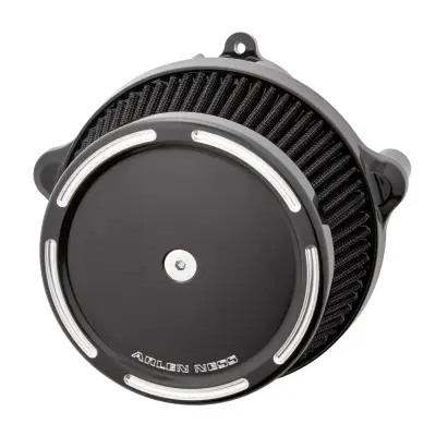 Arlen Ness - Arlen Ness Big Sucker Stage 1 Air Cleaner Kit with Cover - Slot Track Black - M8 Gen2 Touring & Softail