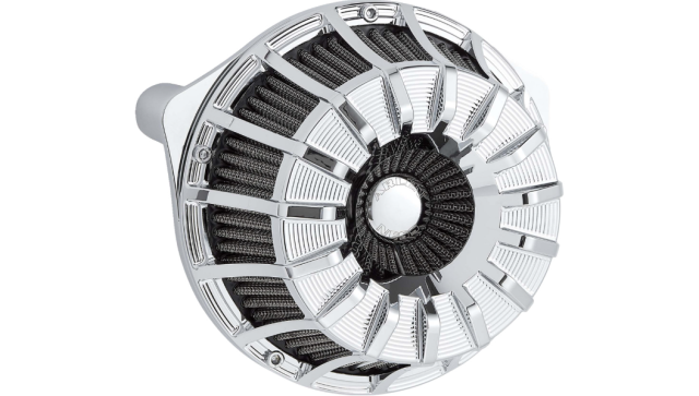 Arlen Ness - Arlen Ness Inverted Air Cleaner - 15-Spoke Chrome - Gen 2 Milwaukee-8