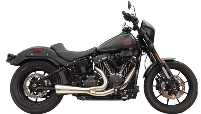 Bassani Xhaust - Bassani Xhaust Ripper 2 Into 1 Short Stainless Softail 25-later