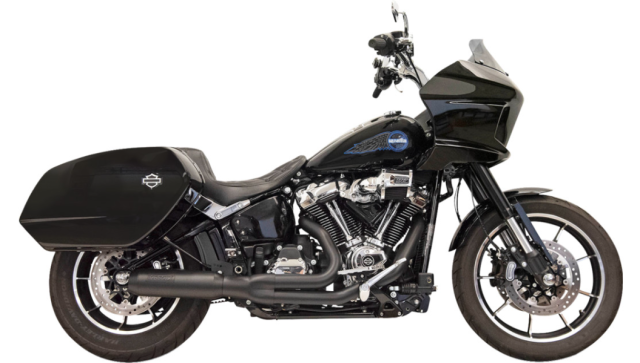 Bassani Xhaust - Bassani Xhaust Superbike 2 Into 1 Stainless Softail Low Rider ST Heritage Sport Glide