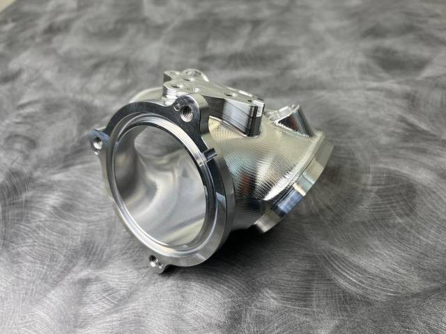 Fuel Moto - Fuel Moto 58mm Billet CNC Ported Manifold for Stock Throttle Body Gen 2 Milwaukee-8