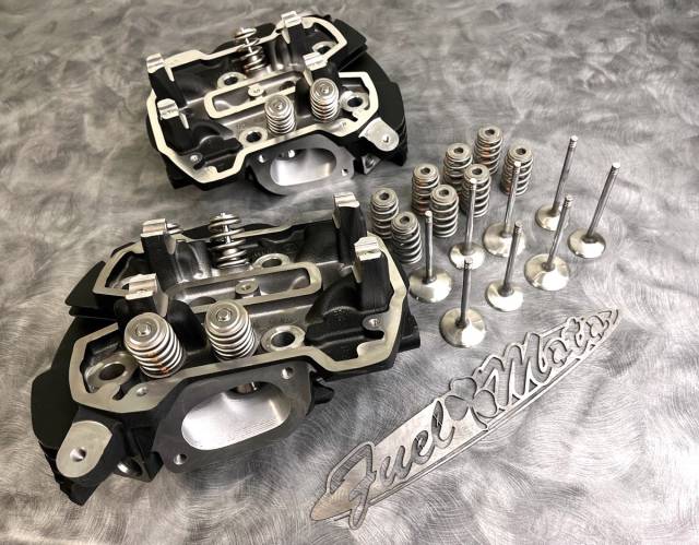 Fuel Moto - Fuel Moto Level Z +2 M8 Gen 2 CNC Ported Cylinder Heads
