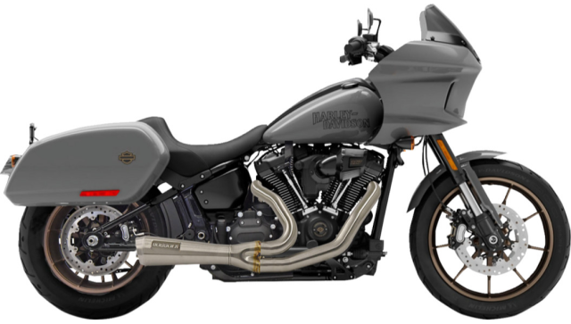 Bassani Xhaust - Bassani Xhaust Ripper 2 Into 1 Short Exhaust - Stainless - Softail Low Rider ST Sport Glide