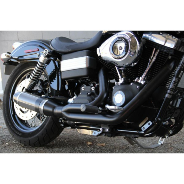 D&D - D&D Bob Cat Upswept 2 into 1 Black with Aluminum Sleeve 06-17 Dyna