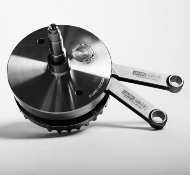 Darkhorse Crankworks - Darkhorse Man O War Crankshaft - Flywheel Milwaukee-8