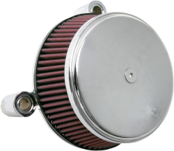 Arlen Ness Big Sucker Stage 1 Air Cleaner - Smooth - Chrome - Twin