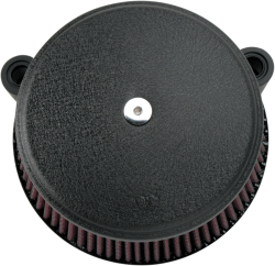 Arlen Ness - Arlen Ness Big Sucker Stage 1 Air Cleaner - Smooth - Wrinkle Black - Twin Cam (Exc. FBW) - Image 2