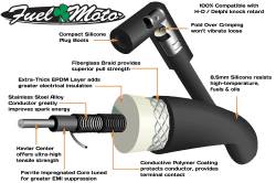 Fuel Moto - Fuel Moto - RaceWire Black Spark Plug Wire for 2007-2015 HD Sportster XL Models - Image 2