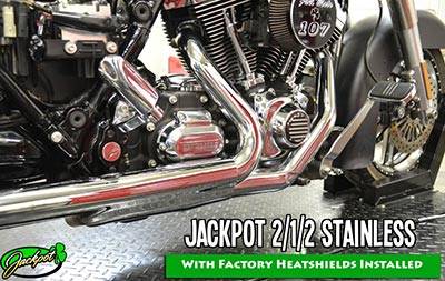 Fuel Moto Jackpot Exhaust Header Pipe Steel 2-1-2 Crossover Harley Tou –  American Classic Motors