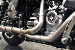 Jackpot Milwaukee-8 Head Pipe without factory heat shields installed