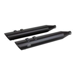 S&S Cycle - S&S Cycle 4" Slash Cut Black Slip On Mufflers - Image 1