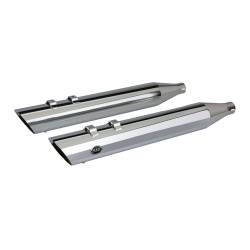 S&S Cycle - S&S Cycle 4" Slash Cut Chrome Slip On Mufflers - Image 1