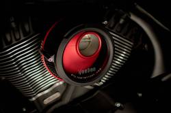 OTB Prototypes - OTB - Voodoo Air Cleaner Kit (Red w/ Black Window Bezel) for Indian Touring models with 111" Engines - Image 2