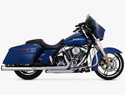Vance & Hines - Vance & Hines Eliminator 400 Slip-On Muffler - Chrome with Black End Caps - M8 Touring - Image 3