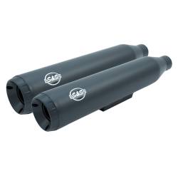 S&S Cycle - S&S Cycle 4" Grand National Black Slip On Mufflers - Image 3