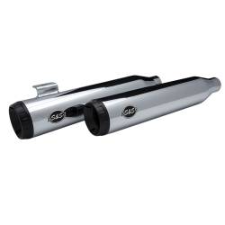 S&S Cycle - S&S Cycle 4" Grand National Chrome Slip On Mufflers - Image 3