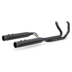 S&S Cycle - S&S Cycle Black El Dorado 50 State Exhaust System with Black Tracer End Caps - Image 1