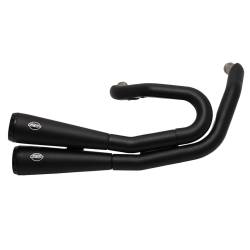 S&S Cycle - S&S Cycle Grand National 2-2 Black Exhaust System - Image 1