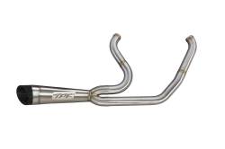 Two Brothers - Two Brothers Shorty 2 Into 1 Exhaust System FLH M8 - Image 2