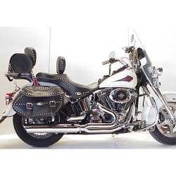 D&D - D&D Fat Cat 2-1 Chrome Perforated Wrapped Baffle Exhaust System - Image 3