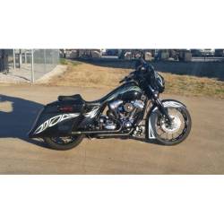 D&D - D&D X Cat 2 into 2 True X Black Ceramic Header System 09-16 FLH - Image 1