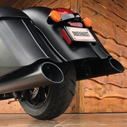 D&D Billet Cat 2-1 Black Exhaust System