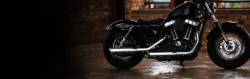 Rinehart - Rinehart 3" Slip-On Exhaust for Harley Sportster Black with Chrome Scalloped End Caps - Image 20