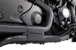 Rinehart - Rinehart Slimline Duals Header Kit Black For 2014-2020 Indian Touring Motorcycles - Image 2