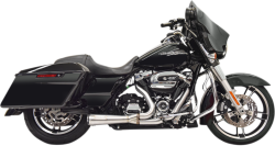 Bassani Xhaust - Bassani Ripper 2-into-1 Short Megaphone System M8 FLH Stainless - Image 1