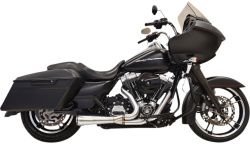 Bassani Xhaust - Bassani Ripper 2-into-1 Short Megaphone System Twin Cam FLH Stainless - Image 2