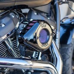 S&S Cycle - S&S Stealth Air Stinger air cleaner w/ Teardrop Cover - H-D® M8 Models - Image 2