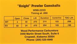 Wood Performance - Wood Performance WM8-22XD Chain Drive Camshaft - Image 2