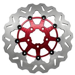 Galfer - Galfer Brake Rotor - Front 11.8" Standard Floating Wave - Red Carrier - Image 1