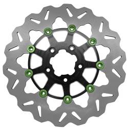 Galfer - Galfer Brake Rotor - Front 11.8" Standard Floating Wave - Contrast Carrier - Image 3