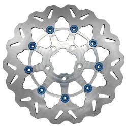 Galfer - Galfer Brake Rotor - Front 11.8" Standard Floating Wave - Machined Carrier - Image 2