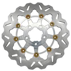 Galfer - Galfer Brake Rotor - Front 11.8" Standard Floating Wave - Machined Carrier - Image 3