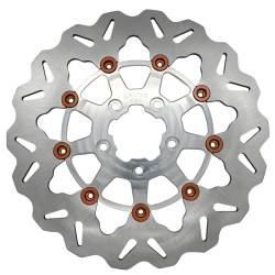 Galfer - Galfer Brake Rotor - Front 11.8" Standard Floating Wave - Machined Carrier - Image 6