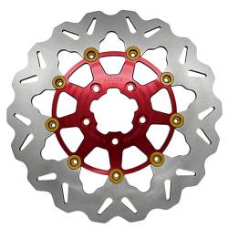 Galfer - Galfer Brake Rotor - Front 11.8" Standard Floating Wave - Red Carrier - Image 2
