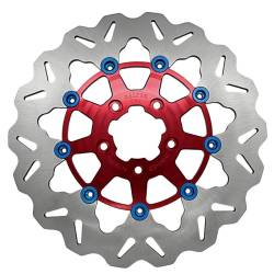 Galfer - Galfer Brake Rotor - Front 11.8" Standard Floating Wave - Red Carrier - Image 3