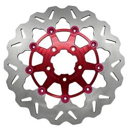 Galfer - Galfer Brake Rotor - Front 11.8" Standard Floating Wave - Red Carrier - Image 8