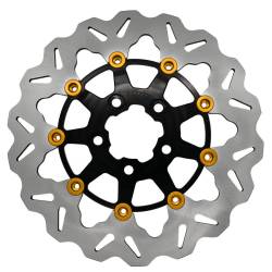 Galfer - Galfer Brake Rotor - Rear 11.8" Standard Floating Wave - Black Carrier - Image 3