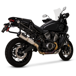 Vance & Hines - Vance & Hines Adventure Hi-Output Slip-On - Stainless - H-D Pan America - Image 1